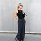 Skirt Women Office Lady High Waist Striped Fashion New Euro-America Style Simple Women Skirt Luxury