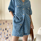 Women's Denim Short Sleeve Top and Shorts Two Piece Suit French Fashion Spring Summer Cowgirl Top Streetwear Korean Leisure New