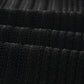 Black Spaghetti Strap Mermaid Dress Women's 2024 New Hollow Out Knitted Slim Mid-Calf Dresses