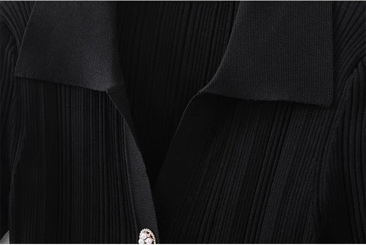 Summer New Women's Turn Down Collar Short Sleeve Knitted Mini Dress Slim Fit A-line Diamond Buttons White Short Dress  C-050