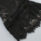 Talenza Women's Sexy Lace Dress Solid Color Sheer Patchwork High Waist Lace Dress Elegant Printed Strapless Slim Evening Dress