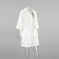 TARUXY Fashion White Cotton Linen Hollow Out Lace Up Top And Short Pants Suit Women's Loose Top Casual Splice Sets Lady Summer