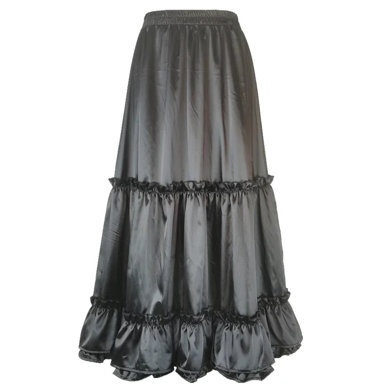 Elegant Pink Satin Women Prom Skirt Spaghetti Strap Sweetheart A-Line Tea Length Fancy Lace High Quality Female Party Gowns
