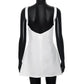 Trendix Slim Sleeveless Tank Dress Female 2024 Autumn Trendy High Waist Backless Mini Dresses Street Casual Vacation Party Dress