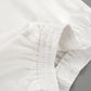 TARUXY Fashion White Cotton Linen Hollow Out Lace Up Top And Short Pants Suit Women's Loose Top Casual Splice Sets Lady Summer