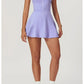 Yoga skirt anti-slip sports dress outdoor one-piece zip tennis skirt running fitness badminton dresses