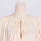 Luxury Elegant Mini Dress For Women V Collar Lace Up Blouse Dresses Long Sleeve Stacked Hem Vestido 2025 New Lady Women Clothing