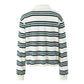 Summer 2025 Polo Shirts Woman Long Sleeve Tops Women Striped Vintage Clothes Polo Shirts Mujer Streetwear Casual Tops Brown