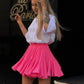 Tuularose Summer Ruffle Short Skirt Women 2025 Summer New Y2k Pleated Patchwork Skirt Casual Streetwear Office Lady Female Skirt