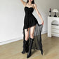 2025 Y2k Aesthetic Irregular Ruffled Dress Sexy Backless Harajuku Pleated Dresses Streetwear Sleeveless Bodycon Vestido De Mujer