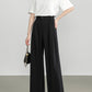 TOYOUTH Women Casual Pants 2024 Summer New Wide Leg Lightweight Linen Japanese Lazy Mountain Yamamoto Pants