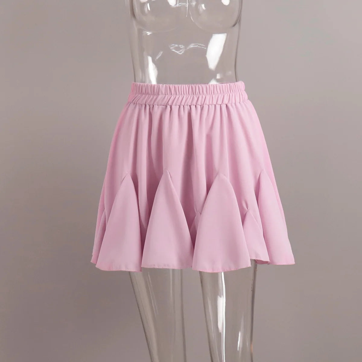 Tuularose Summer Ruffle Short Skirt Women 2025 Summer New Y2k Pleated Patchwork Skirt Casual Streetwear Office Lady Female Skirt