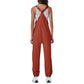 Women'S Jumpsuits Summer Fashion Casual Loose Wide Leg Jumpsuits Solid Color Insert Pockets Retro Button Strap Jumpsuits