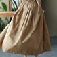 Max LuLu Japan Style Summer Streetwear Fashion Women Khaki A-Line Skirts Ladies Elastic Casual Long Skirt Girls Vintage Clothes