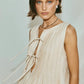 Women's Ruffled Lace Up Suit Blouse Long Skirt High Street Suit Solid Color Skirt 2 Piece High Street Suit 2024 New Suit