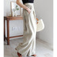 Korean Chic Style 2024 Solid Color High-waisted Women's Casual Fashionable Trousers 6 Colors In Stock
