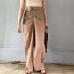 Korean Chic Style 2024 Solid Color High-waisted Women's Casual Fashionable Trousers 6 Colors In Stock