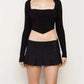 Summer mini skirts woman vintage clothes elegant skirts for women y2k clothes skirts pleated preppy skirt with shorts button up