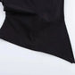 TRAFZA Vintage Chic Women Solid Asymmetric O-Neck Zipper Sleeveless Cross Folds Top Fashion 2025 Streetwear Padded Shoulder Top