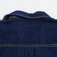 TRAFZA Summer Women Suits Denim Blue Turn-Down Collar Short Sleeves Pocket Decoration Shirts+Mid Waist Asymmetrical Shorts
