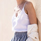 Pure Color Cotton Linen Sleeveless V-Neck Women's Tank Top Loose Fit Simple Style Outerwear Casual Comfortable Vest