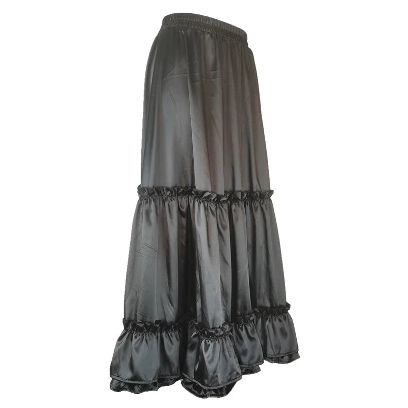Elegant Pink Satin Women Prom Skirt Spaghetti Strap Sweetheart A-Line Tea Length Fancy Lace High Quality Female Party Gowns
