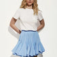 Tuularose Summer Ruffle Short Skirt Women 2025 Summer New Y2k Pleated Patchwork Skirt Casual Streetwear Office Lady Female Skirt