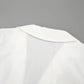 TARUXY Fashion White Cotton Linen Hollow Out Lace Up Top And Short Pants Suit Women's Loose Top Casual Splice Sets Lady Summer