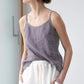 Pure Color Cotton Linen Sleeveless V-Neck Women's Tank Top Loose Fit Simple Style Outerwear Casual Comfortable Vest