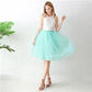 5 Layers 65cm Black Pleated Skirt Sexy Midi Tulle Skirt High Waist Full Lining Adult Tutu Korean Style Women Jupe Femme Faldas
