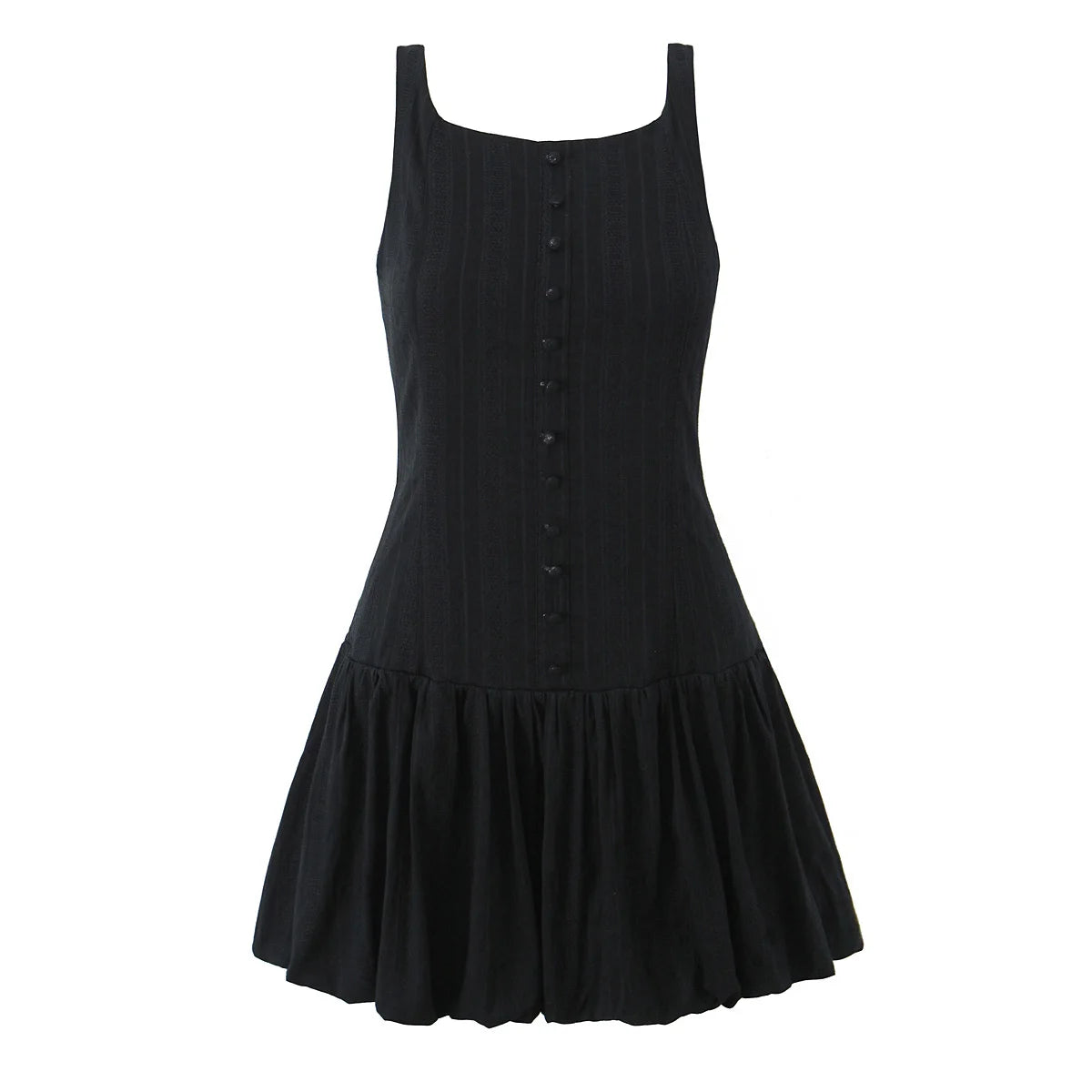 French retro pure lust high-end dress for women spring and summer new single-breasted sleeveless backless slim dress