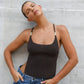 TARUXY Knitted Hollow Tanks Top Female Sexy Backless Lace Up Solid Sweater Vest Slim Halter Short Tops Casual 2025 Summer New