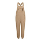 Women'S Jumpsuits Summer Fashion Casual Loose Wide Leg Jumpsuits Solid Color Insert Pockets Retro Button Strap Jumpsuits