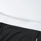 Talenza Elegant Backless Patchwork Mini Dress Women's Sexy One Shoulder Long Sleeve A-Line Dress Solid Slim Resort Mini Dress