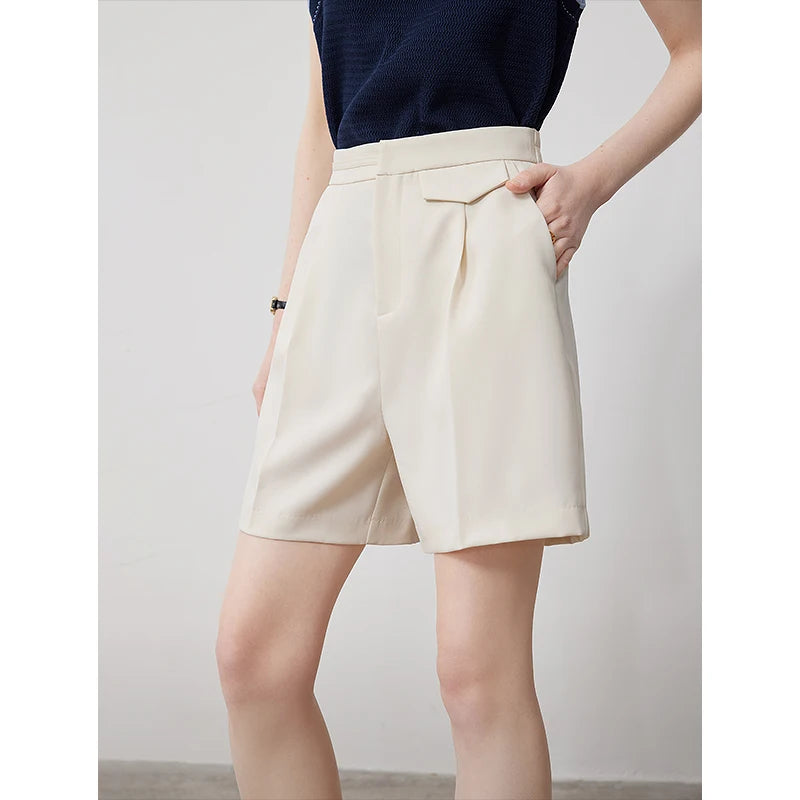 TOYOUTH Women Shorts 2024 Summer Versatile Casual Pants