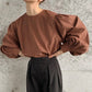 Japan Style Office Lady Elegant Vintage Blouse Women O-neck Loose Lantern Sleeve Shirts Solid All-amtch Blusas Autumn Ladies Top