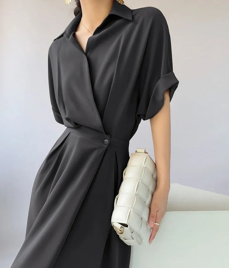 Shirt Maxi Dresses for Women 2024 Black Long Tshirts Woman Dress Clothes Korean Style Outfits One-piece Harajuku Y2k Summer Xxl
