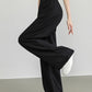 TOYOUTH Women Casual Pants 2024 Summer New Wide Leg Lightweight Linen Japanese Lazy Mountain Yamamoto Pants