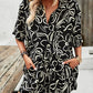 FTLZZ Summer Women Casual Floral Print Suit Single Breasted Shirt and Drawstring Wide Leg Shorts Lady Two Piece Sets