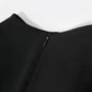 Amii Minimalism 2024 Summer New Sleeveless Small Black Dress Short Slim Half-high Neck Fashion Female Dresses for Women 12452052