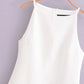 TRAF New White Black Dress Women Off Shoulder Halter Short Dresses Summer Elegant Party Dresses Bodycon Red Blue Mini Dress