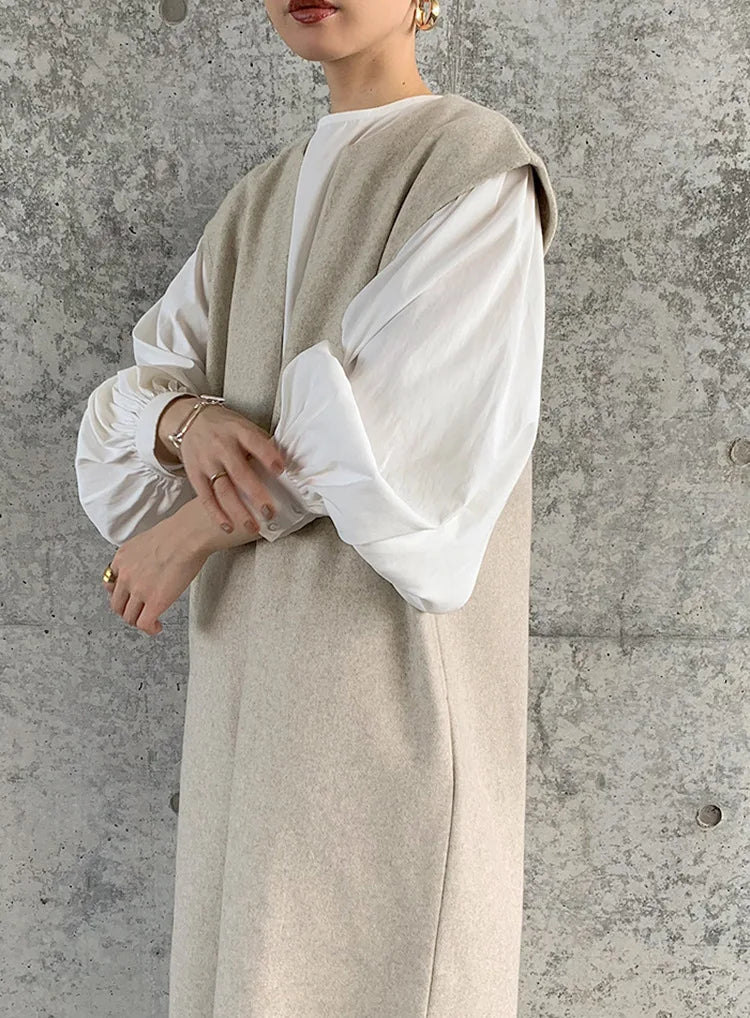 Japan Style Office Lady Elegant Vintage Blouse Women O-neck Loose Lantern Sleeve Shirts Solid All-amtch Blusas Autumn Ladies Top
