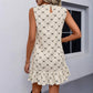 Cross-Border Summer New Arrival Sleeveless Plaid A- Line Midi Dress Women's Fashion Global Trade Wind Clothing