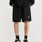INFLATION Spring Oversized Tracksuit Sportswear Unisex Pique Fabric Embroidery Long Sleeve Tees and Shorts Set