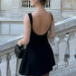 Trendix Slim Sleeveless Tank Dress Female 2024 Autumn Trendy High Waist Backless Mini Dresses Street Casual Vacation Party Dress