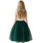 5 Layers 65cm Black Pleated Skirt Sexy Midi Tulle Skirt High Waist Full Lining Adult Tutu Korean Style Women Jupe Femme Faldas