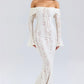 Oligai Winter Lace Long Sleeve Evening Party Dresses Women 2025 Black Sexy Elegant Maxi Dress Fashion Long Wedding Guest Dress