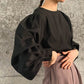 Japan Style Office Lady Elegant Vintage Blouse Women O-neck Loose Lantern Sleeve Shirts Solid All-amtch Blusas Autumn Ladies Top