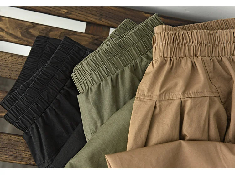Max LuLu Japan Style Summer Streetwear Fashion Women Khaki A-Line Skirts Ladies Elastic Casual Long Skirt Girls Vintage Clothes