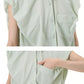 2024 Summer New Plus Size Women's Loose Fit Slimming Sleeveless Short Sleeve Shirt Cropped Trendy Cool Clothing